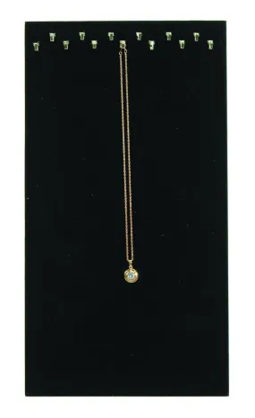 13 Hooks Black Necklace Display Stand with Easel on the Back