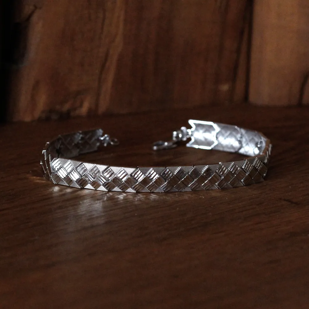 14K White Gold Bracelet