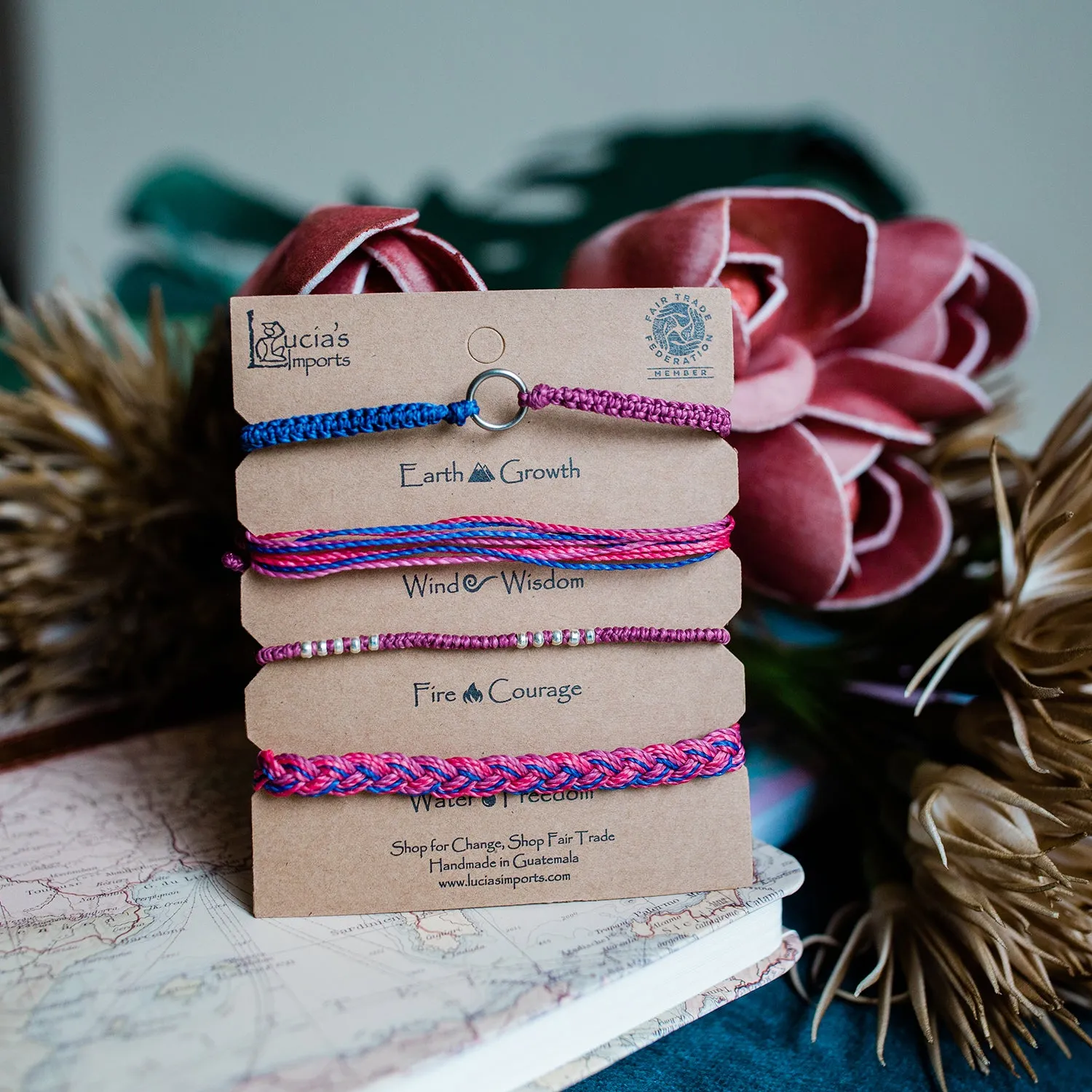 Blackberry Elements Carded Bracelet Set