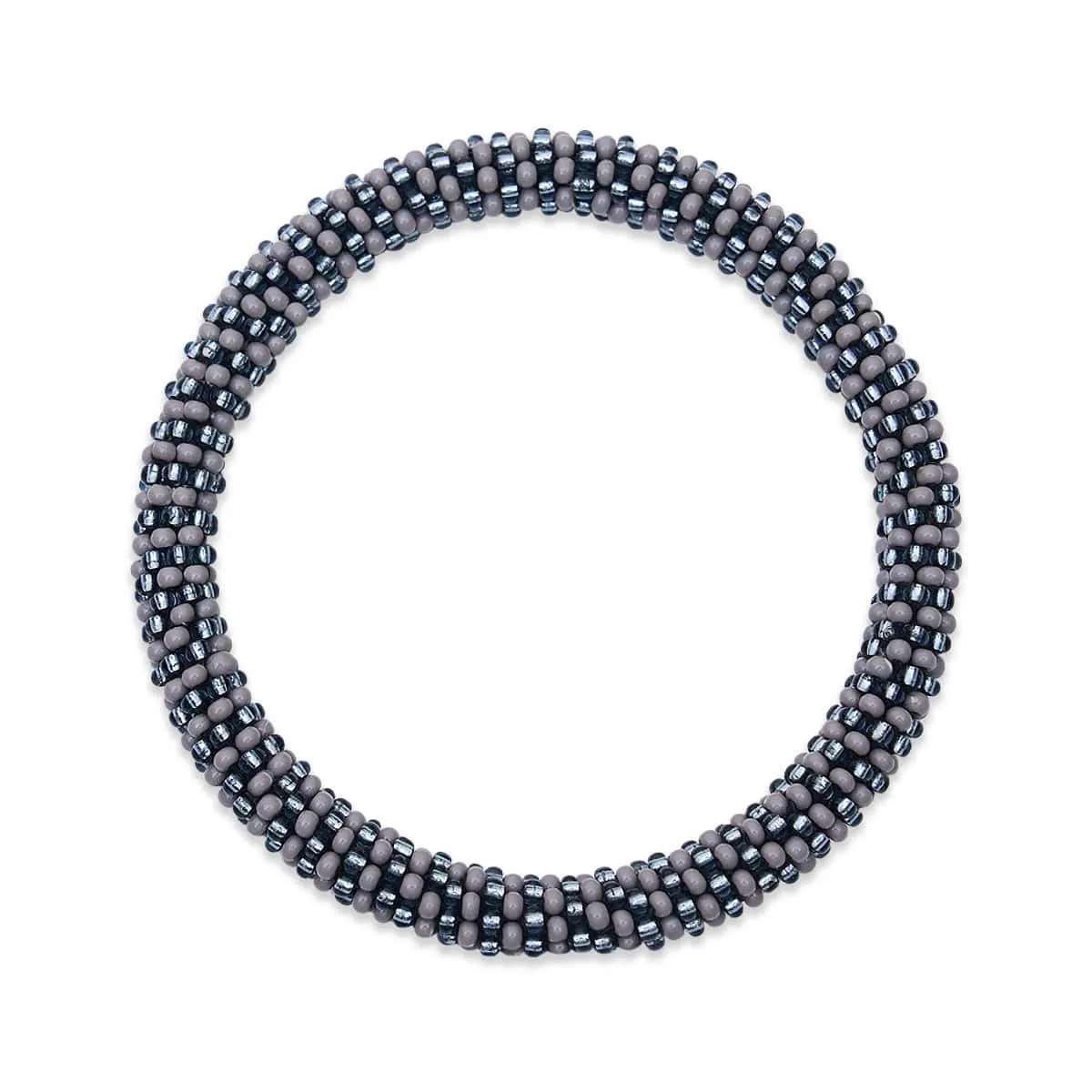 Blueberry Field | Himalayan Glass Bead Bracelet