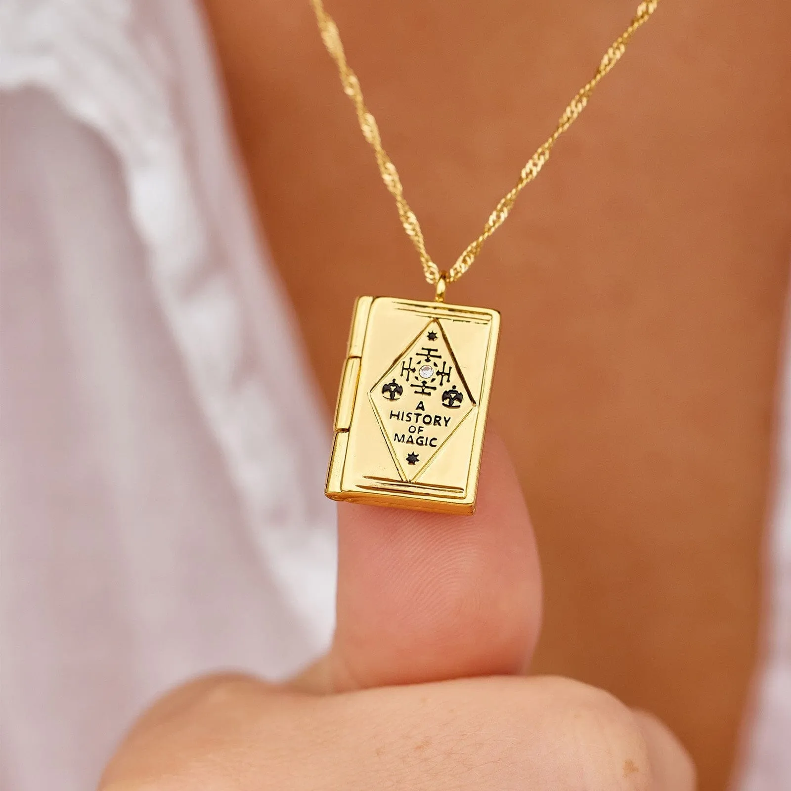 Book of Magic Pendant Necklace
