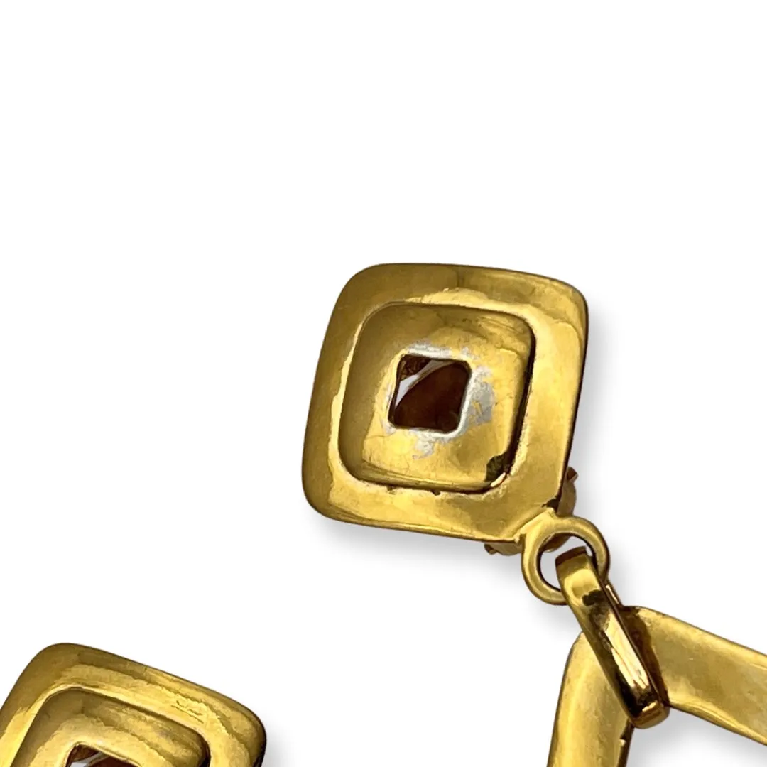 Chanel Vintage 90s Oversized Earrings