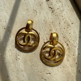 Chanel Vintage '96 Door Knocker Earrings