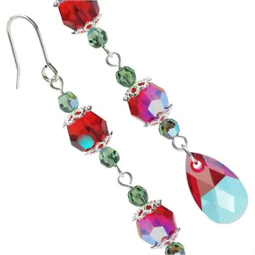 Christmas Dangle Earrings Featuring PRESTIGE Crystals (Reboot)