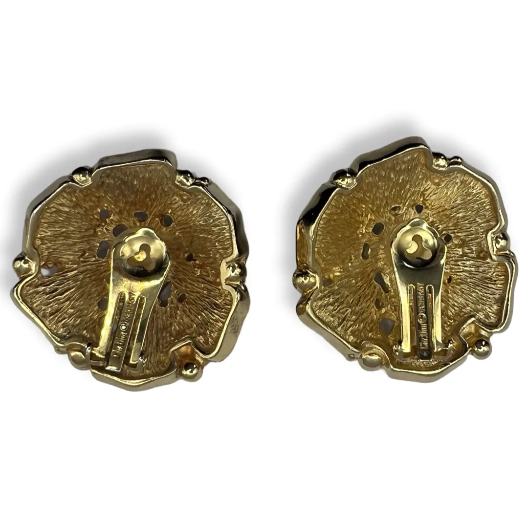 Dior Vintage Gripoix Earrings