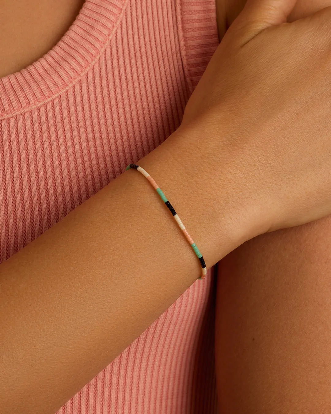 Gigi Stripe Adjustable Bracelet