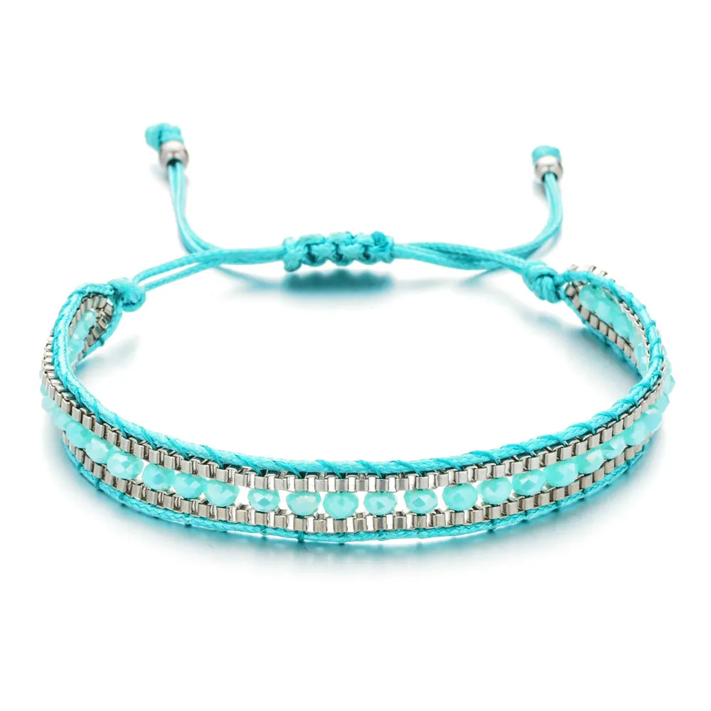 Hand-woven bracelet