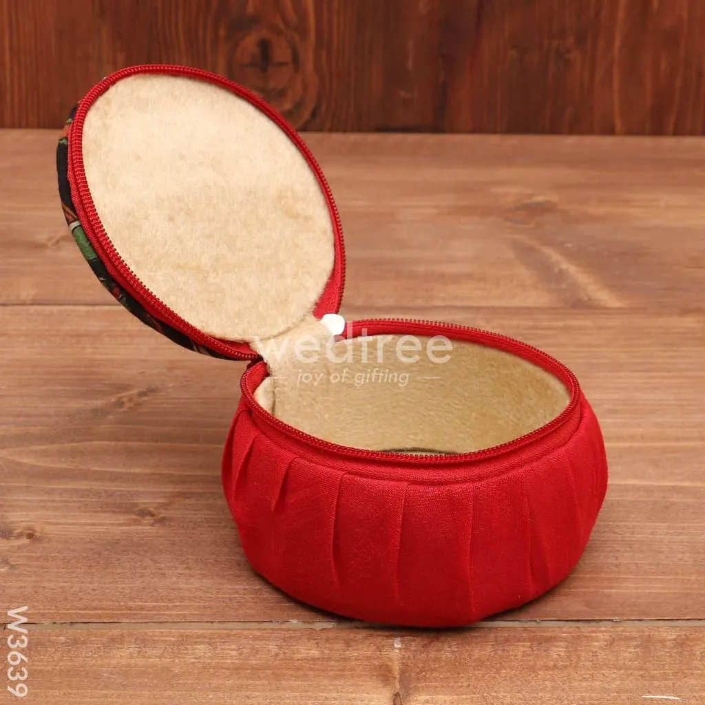 Kalamkari Jewel Box 4 inch - W3639