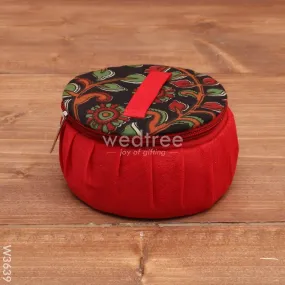 Kalamkari Jewel Box 4 inch - W3639