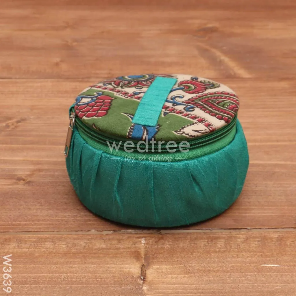 Kalamkari Jewel Box 4 inch - W3639