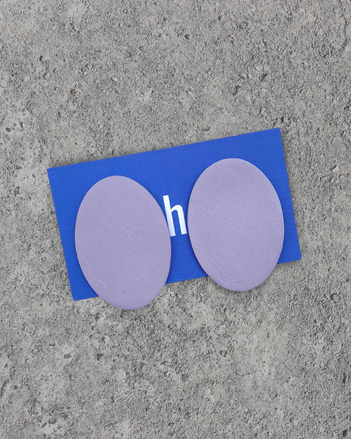 Oval Stud Earrings