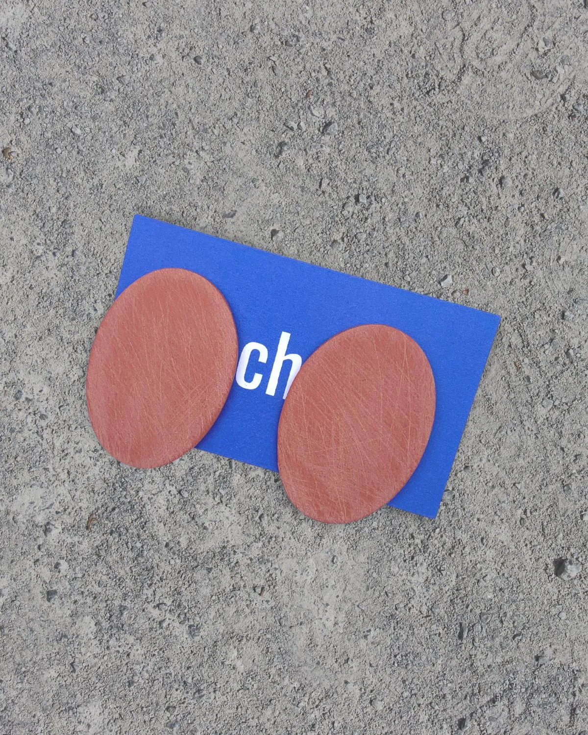 Oval Stud Earrings