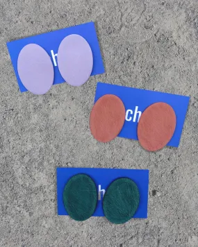 Oval Stud Earrings