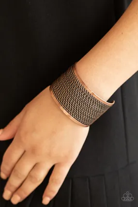Paparazzi Bracelet ~ Stacked Sensation - Copper