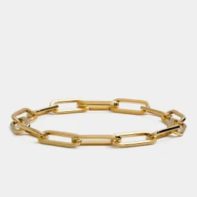 Paperclip Bracelet Gold