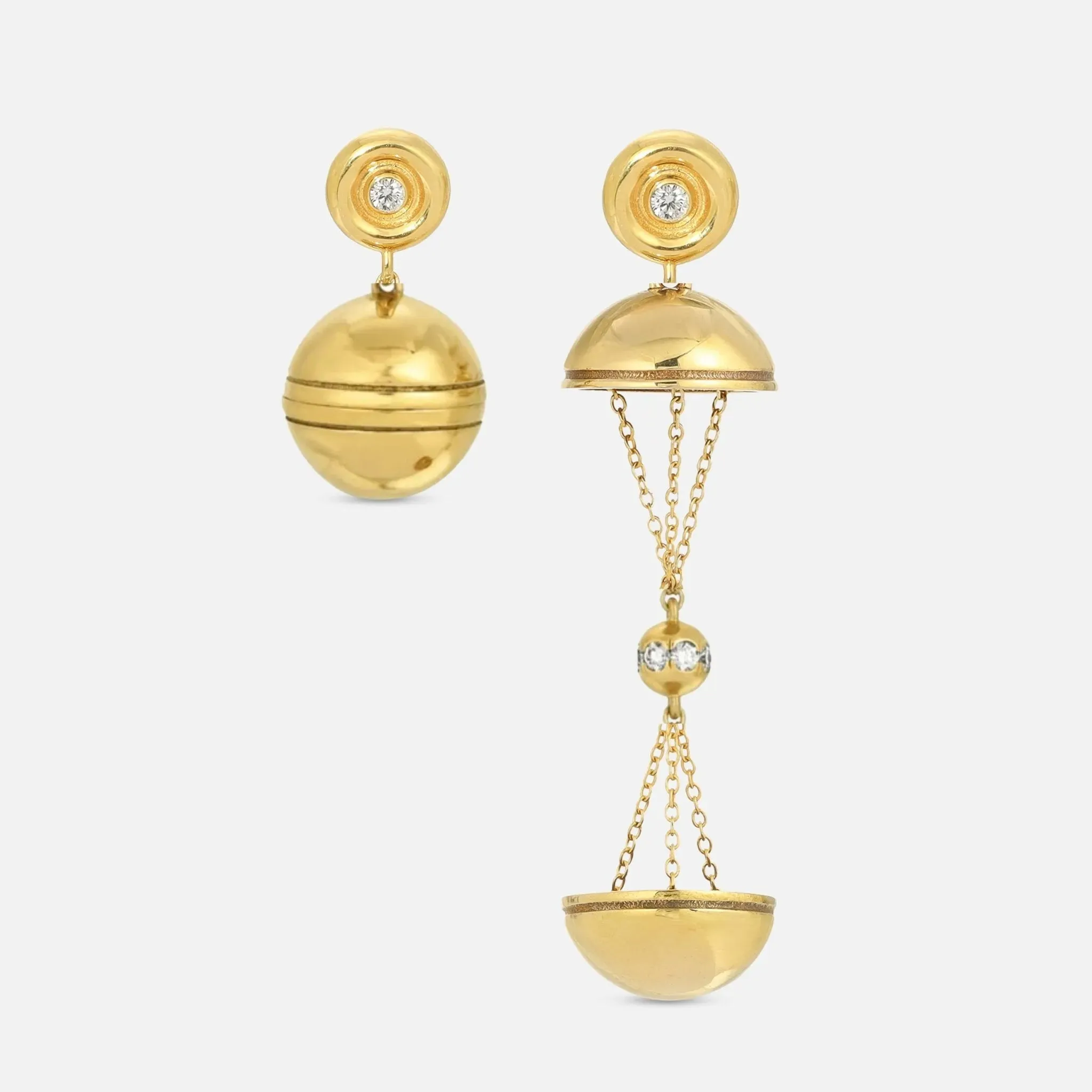 Shimmer Hatch Earrings