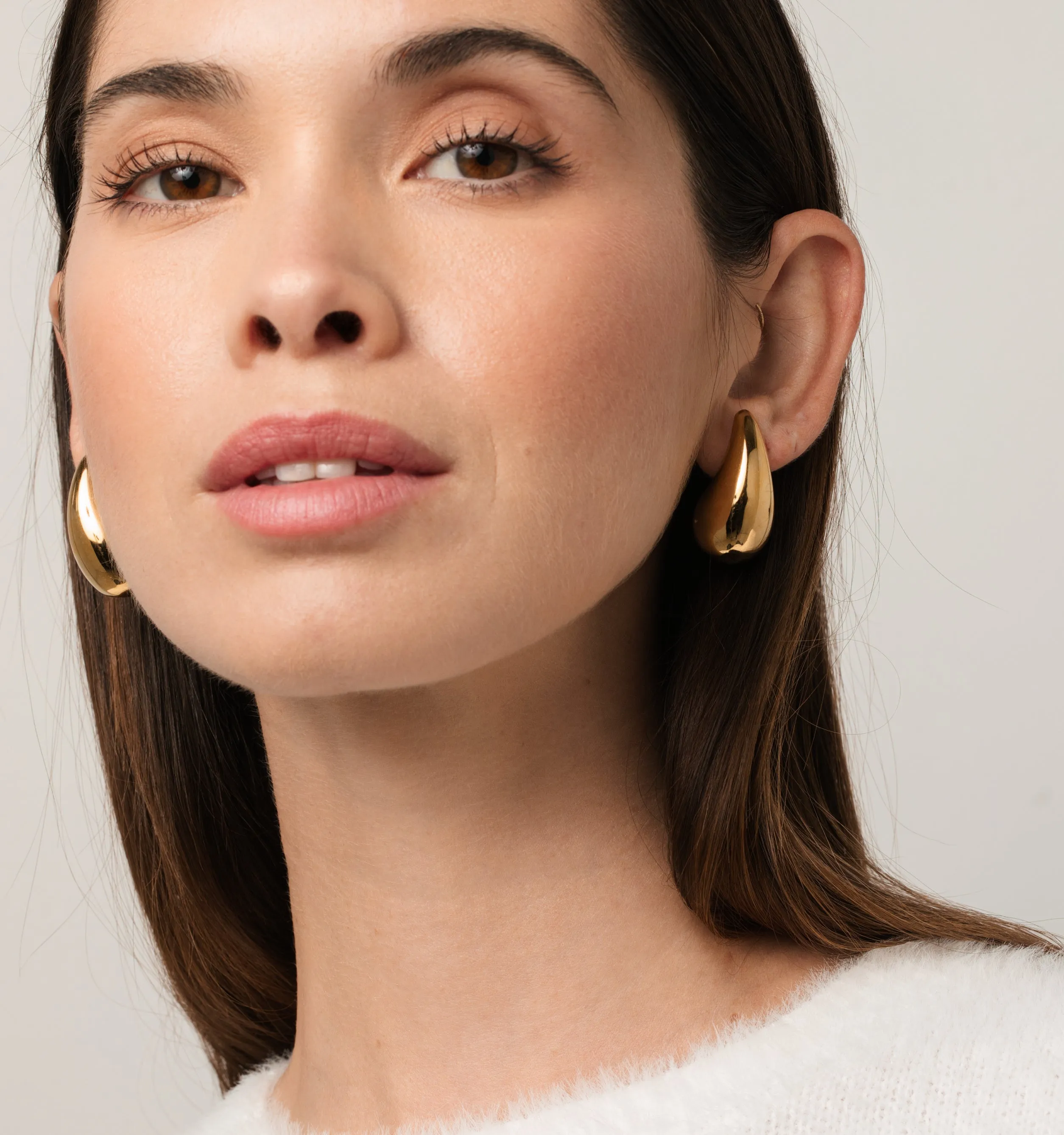 Silver Droplet Earrings