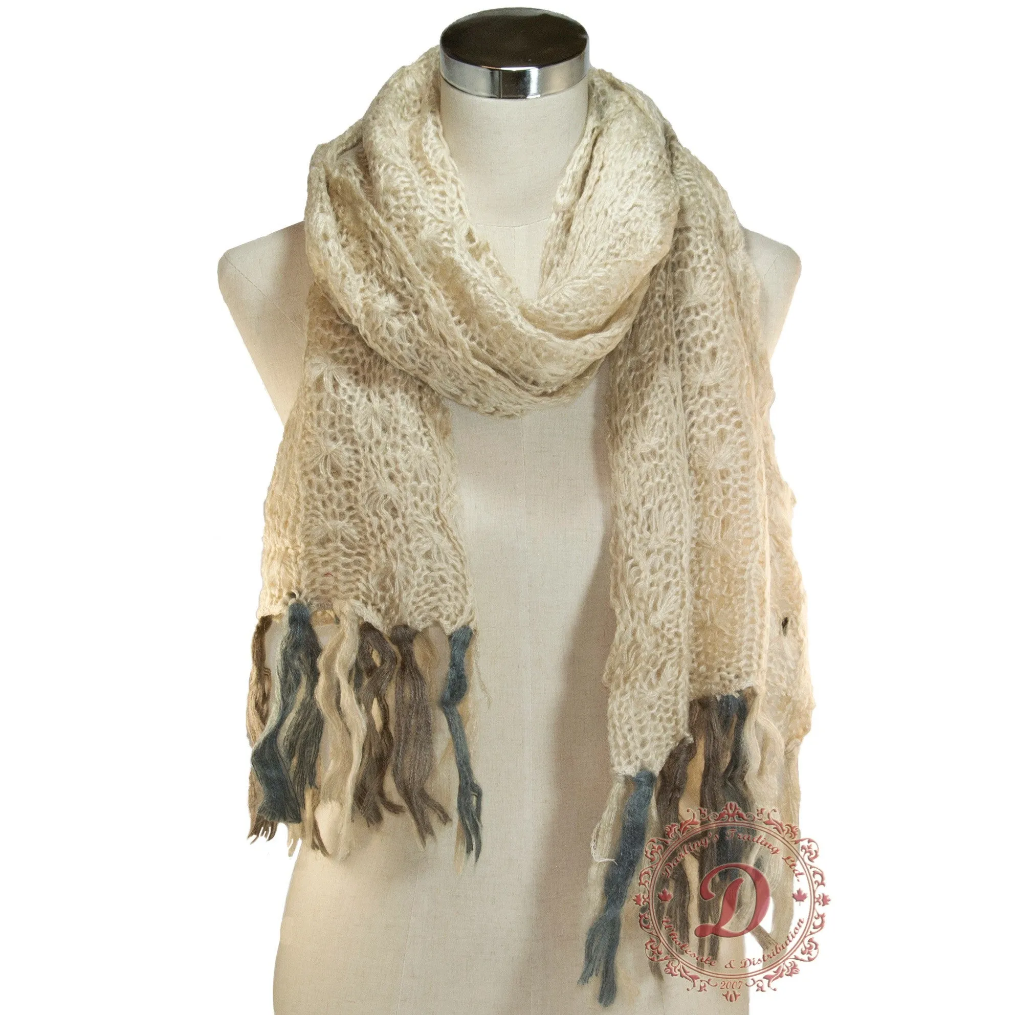 SSY306 Crinkle Woven Scarf - 4 Colors