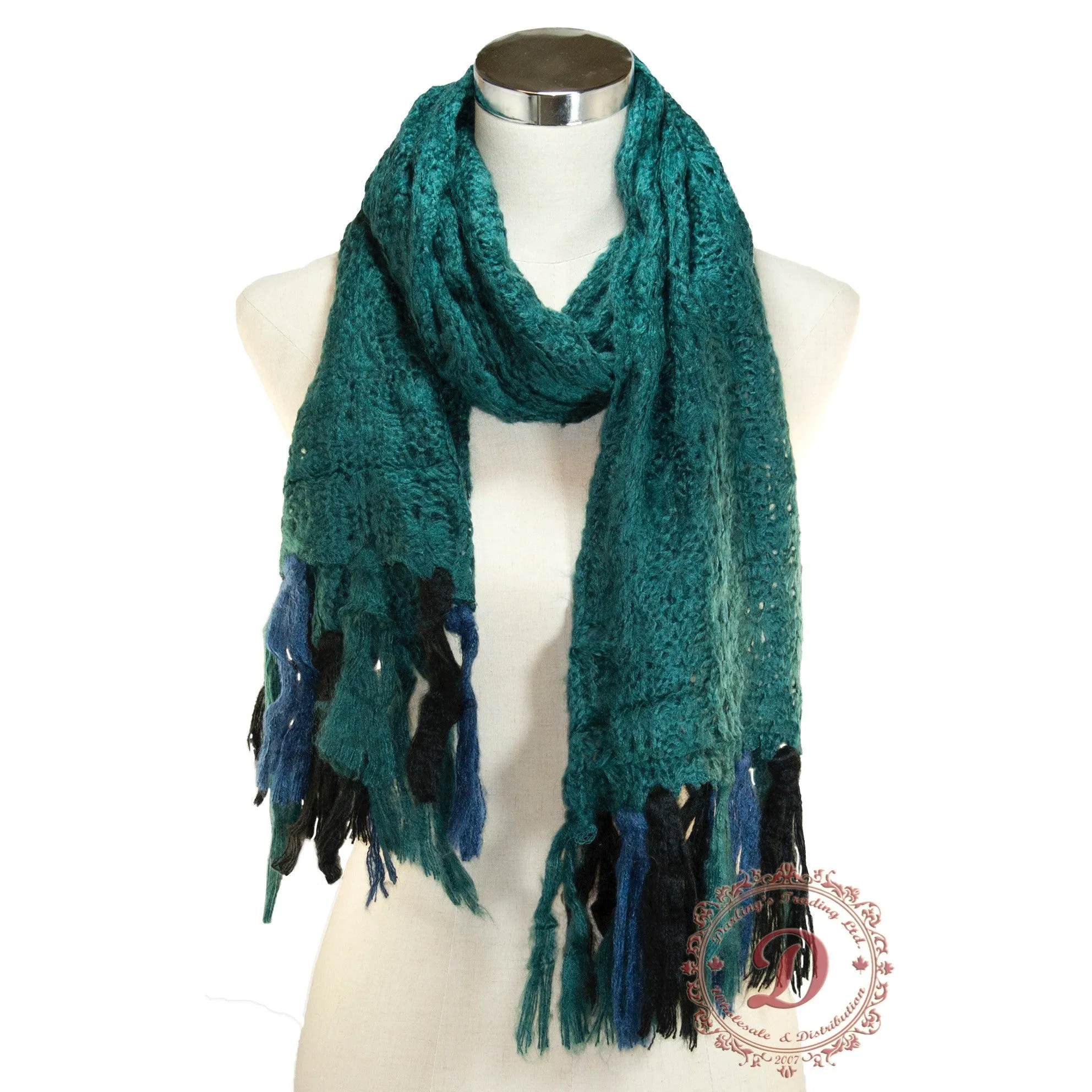 SSY306 Crinkle Woven Scarf - 4 Colors