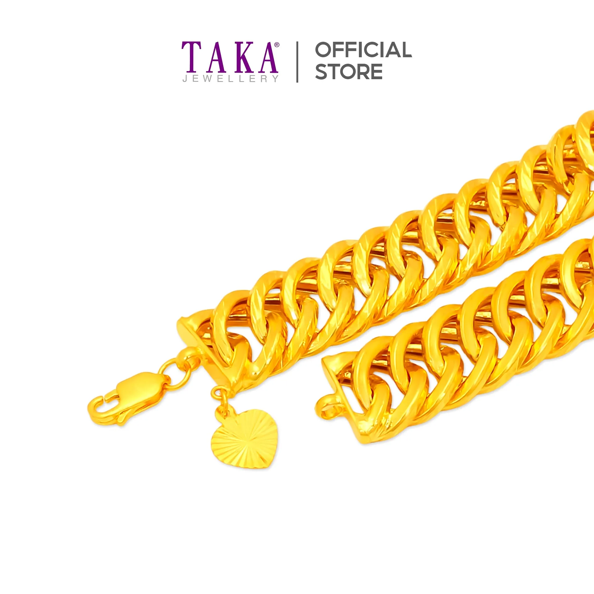 TAKA Jewellery 916 Gold Bracelet