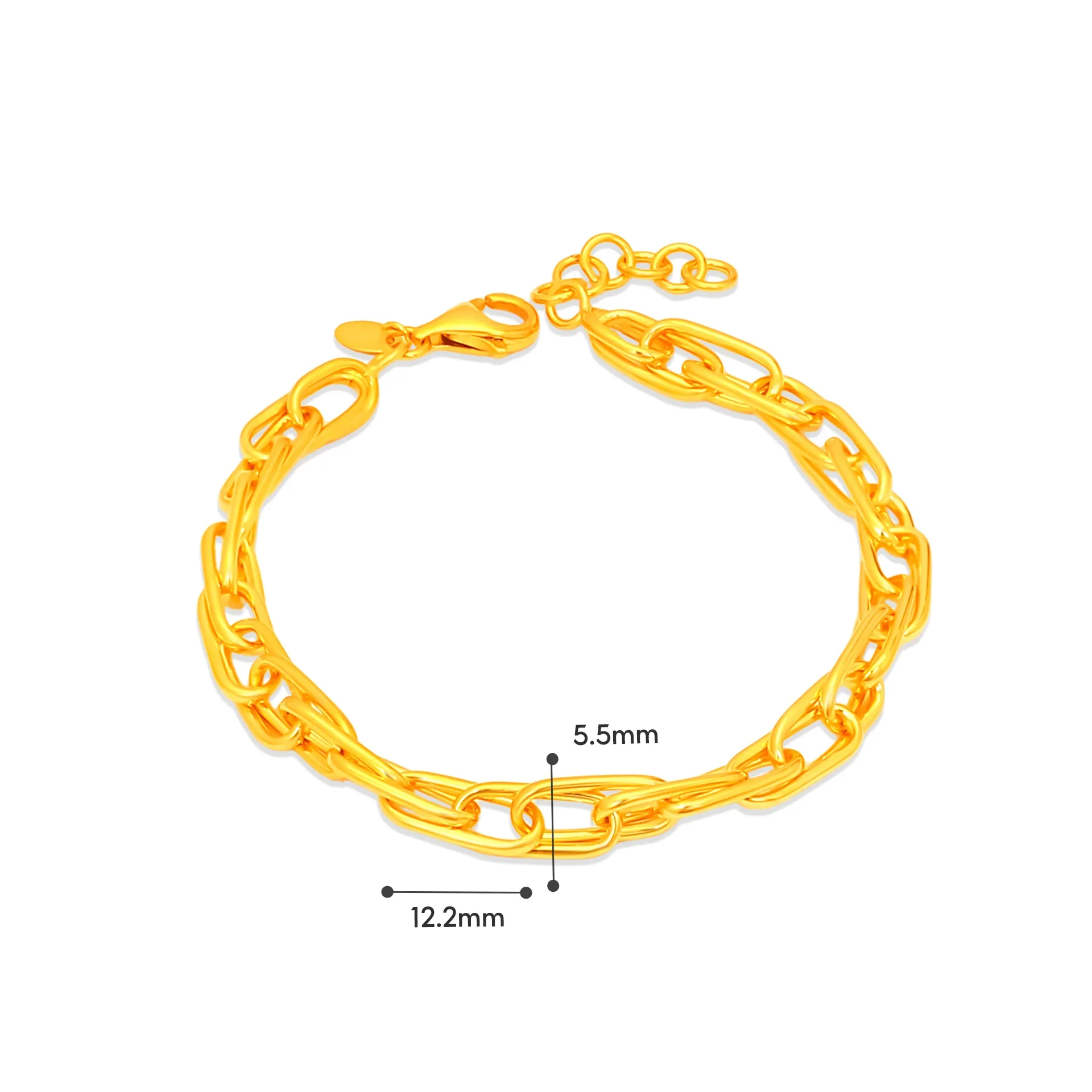 TAKA Jewellery 916 Gold Bracelet