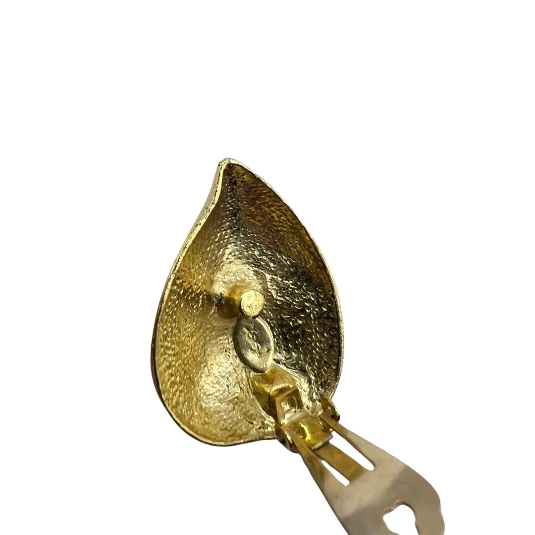 Vintage YSL Teardrop Earrings