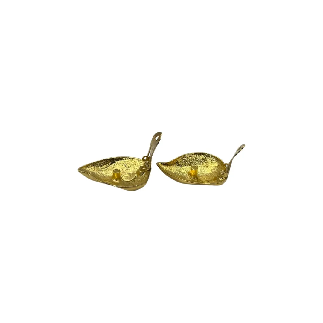 Vintage YSL Teardrop Earrings