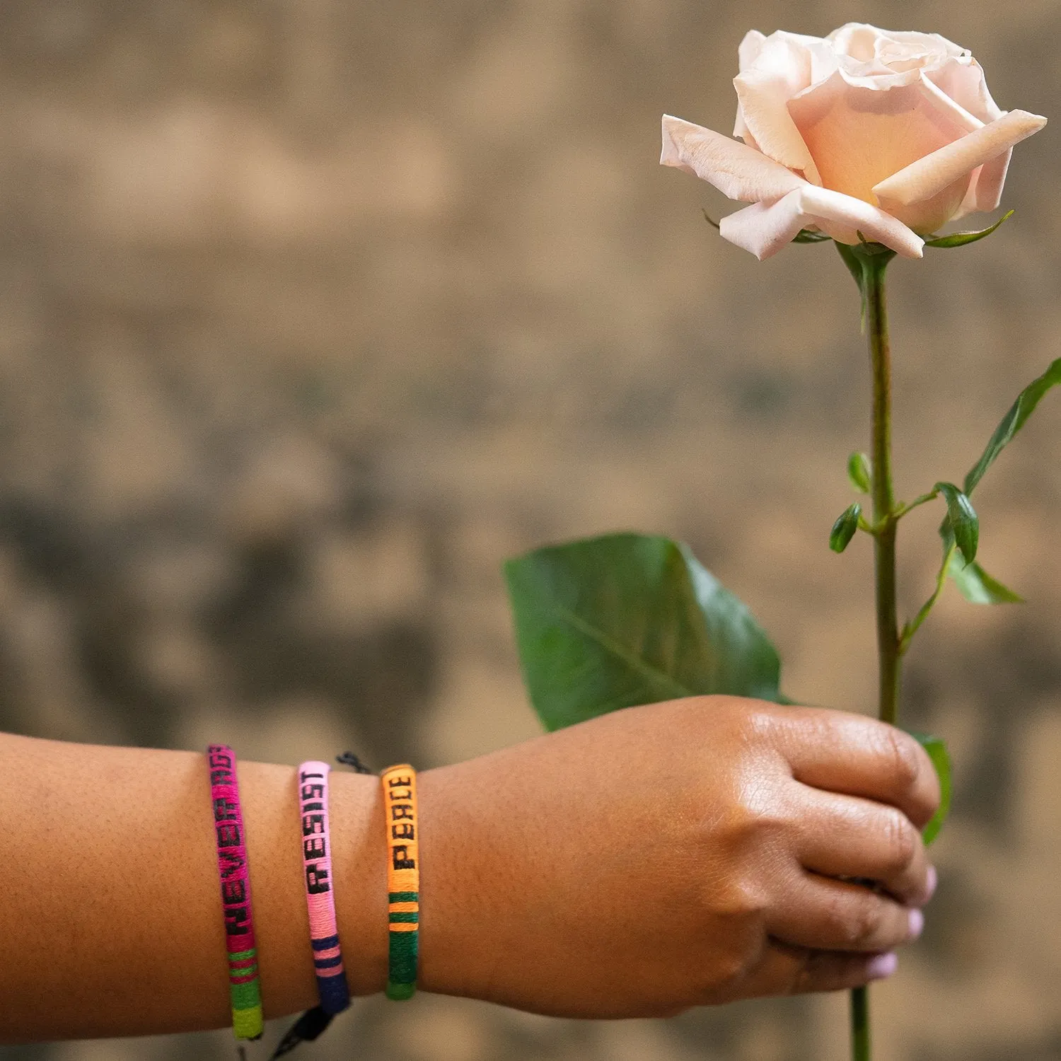 Woven Resist Bracelet