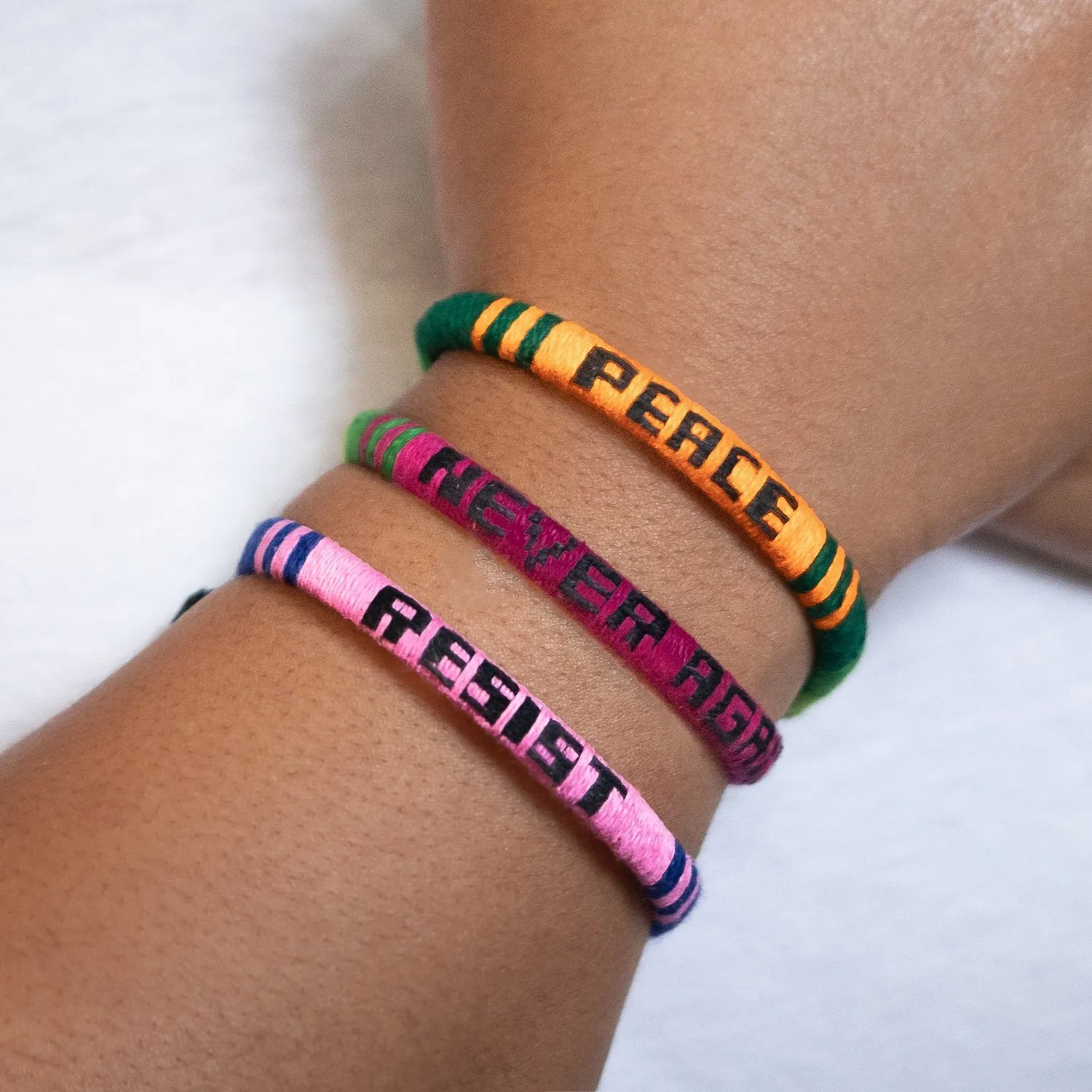 Woven Resist Bracelet
