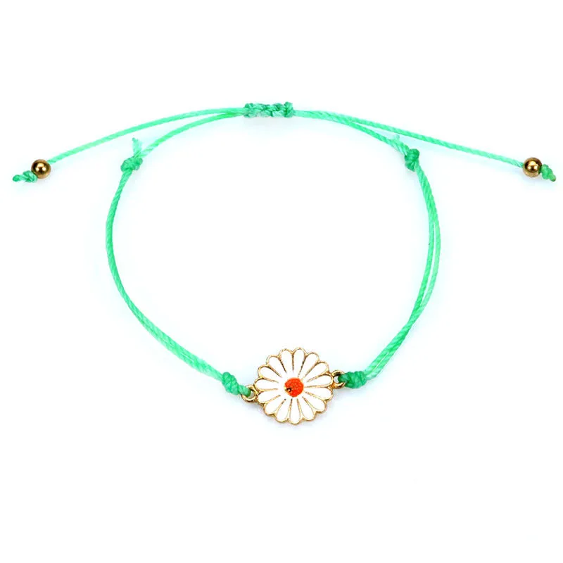 Woven Sunflower Bracelet