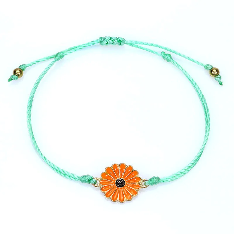 Woven Sunflower Bracelet